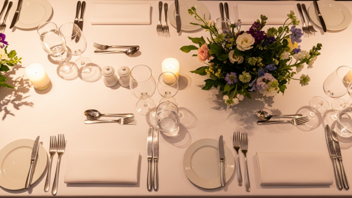 Hvordan dækker man et pænt bord til hjemmedinner